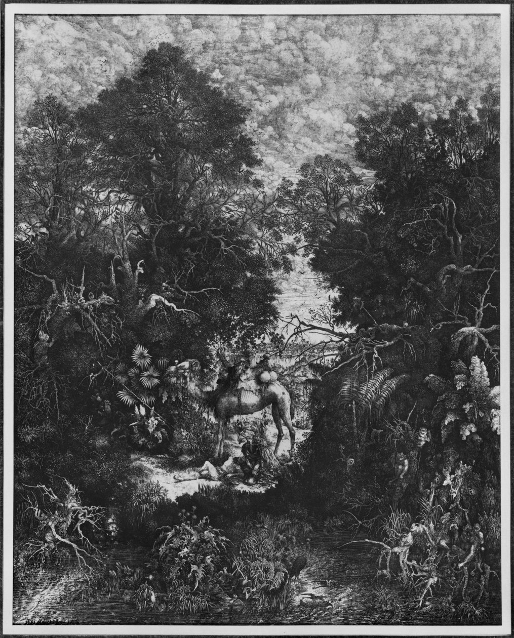 El buen samaritano, 1861 de Rodolphe Bresdin