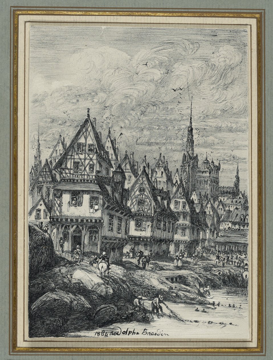 Puerto pesquero de Rodolphe Bresdin