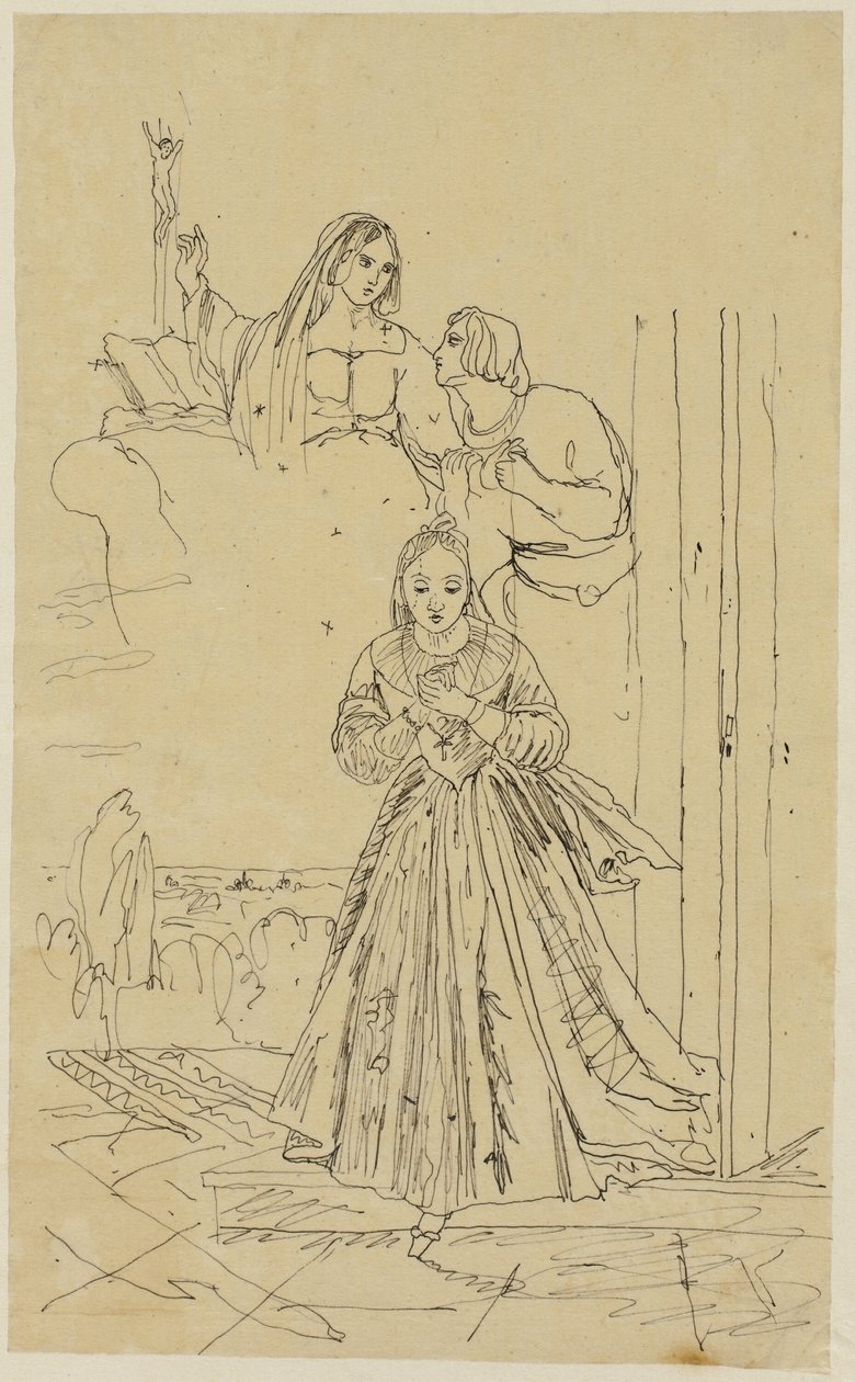 Refugio en la oración de Rodolphe Bresdin