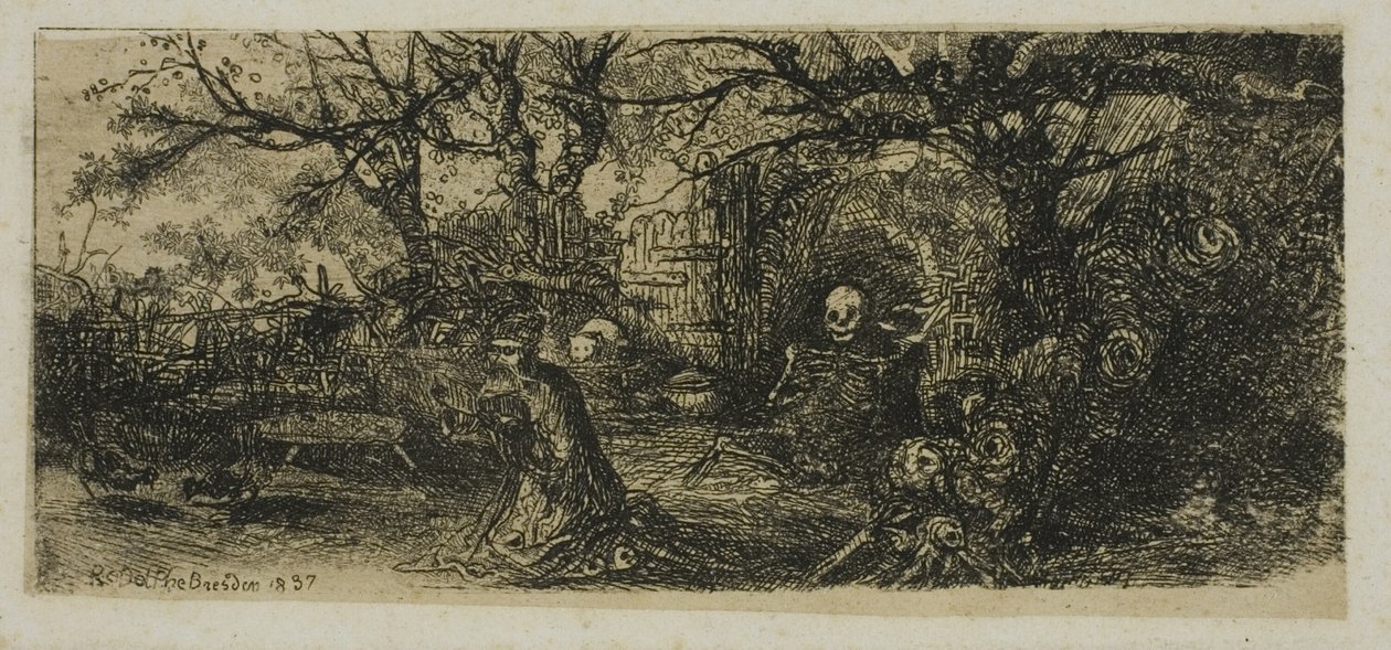 San Antonio y la muerte de Rodolphe Bresdin