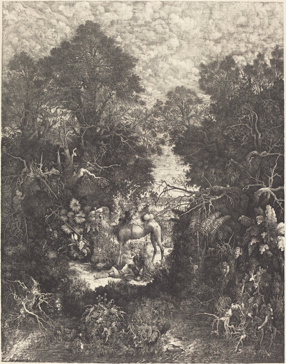 El buen samaritano de Rodolphe Bresdin