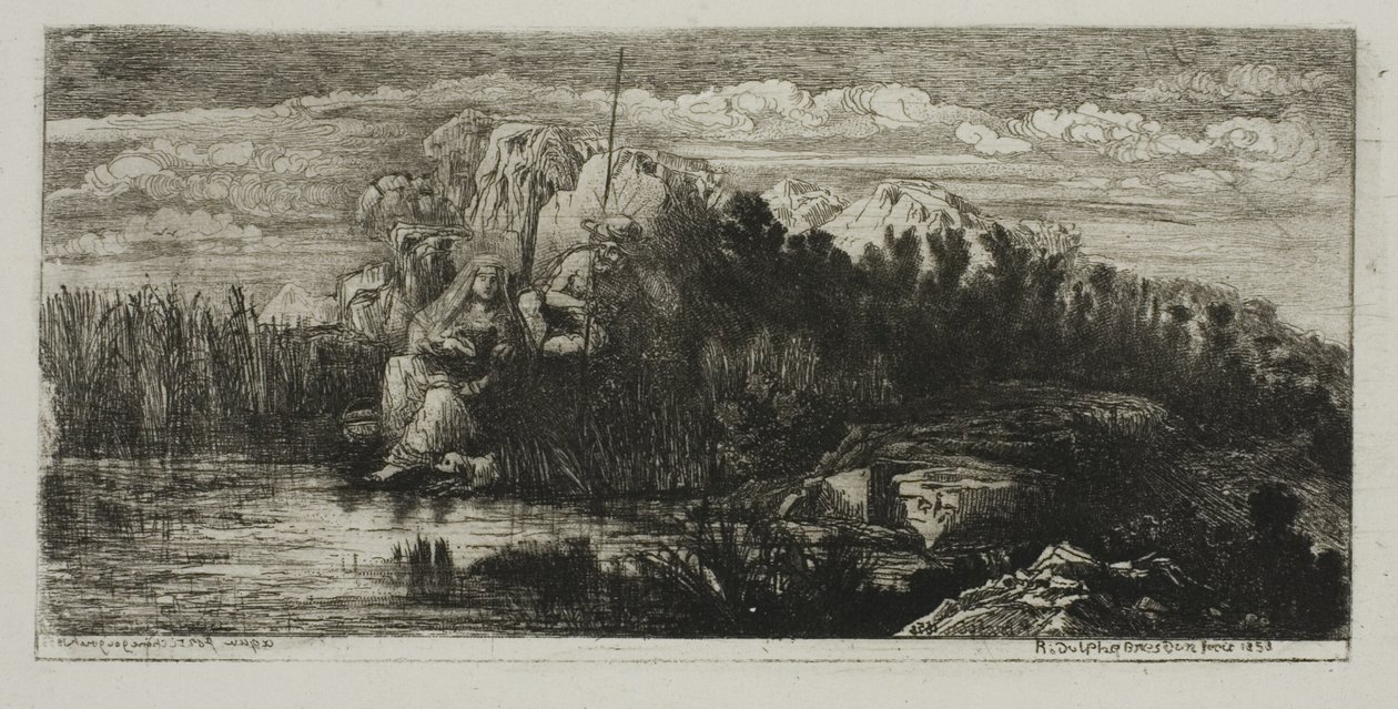 La Sagrada Familia con Palo de Rodolphe Bresdin