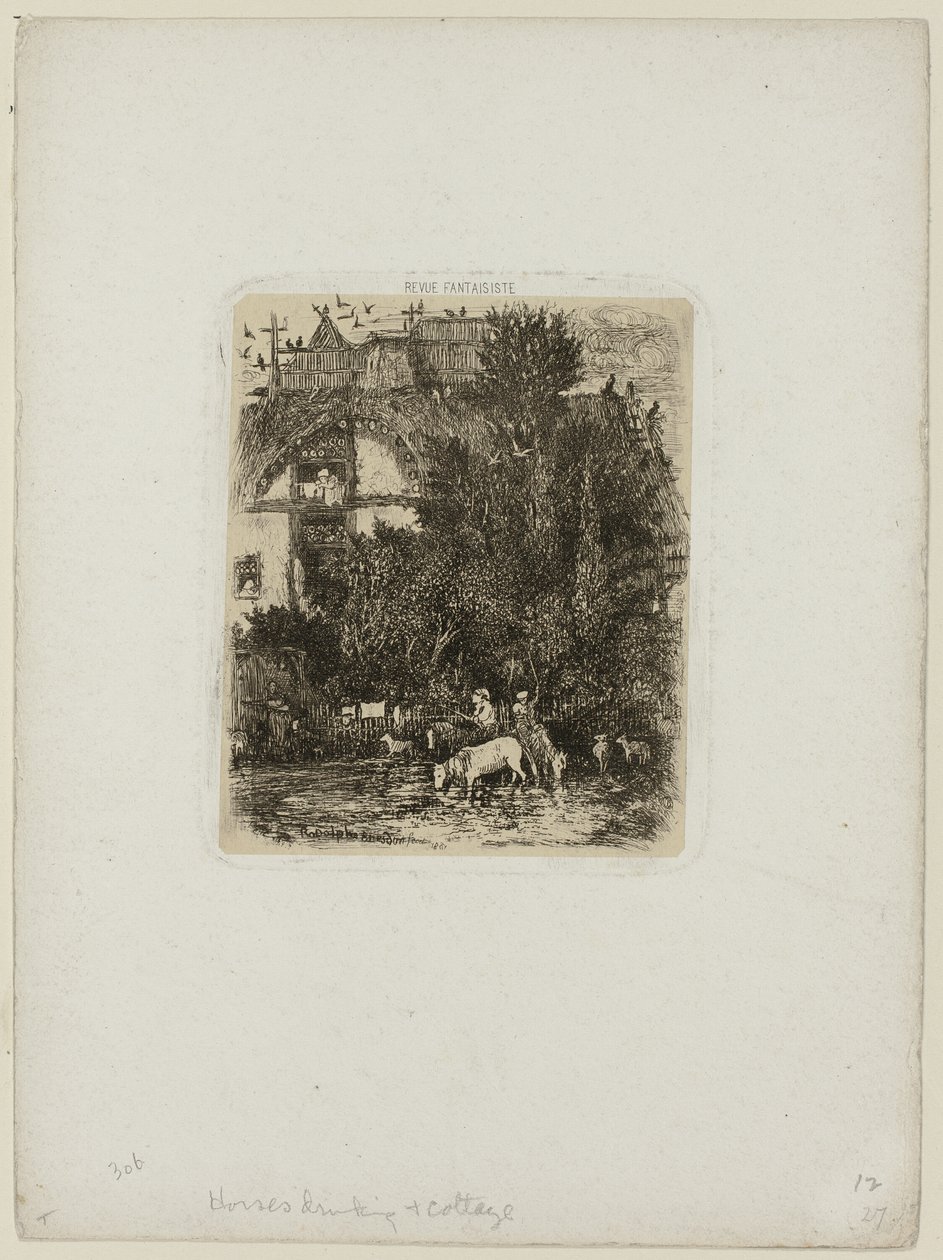 La Casa con la Fachada Curvada, de Revue Fantaisiste de Rodolphe Bresdin