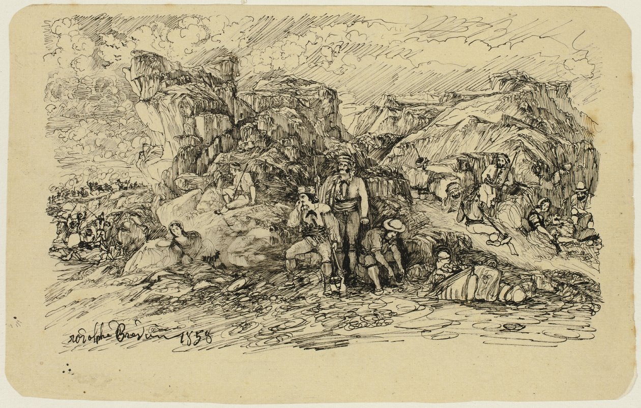 Los contrabandistas de Rodolphe Bresdin