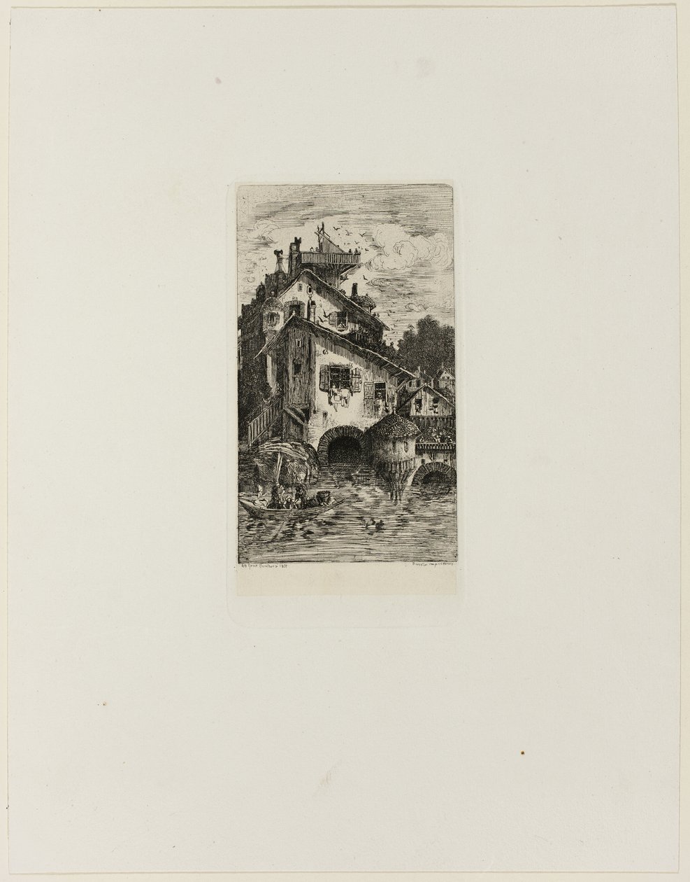 Molino de agua de Rodolphe Bresdin