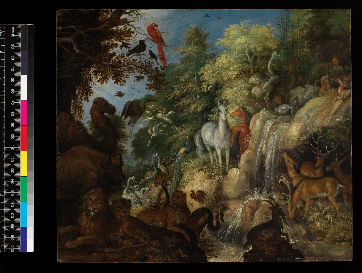 Orfeo con aves y bestias, 1622 de Roelandt Jacobsz. Savery