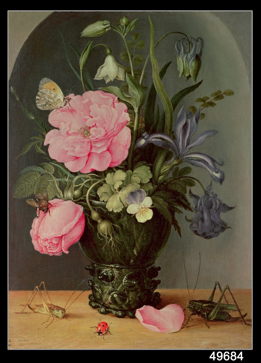 Naturaleza muerta, 1611 de Roelandt Jacobsz. Savery