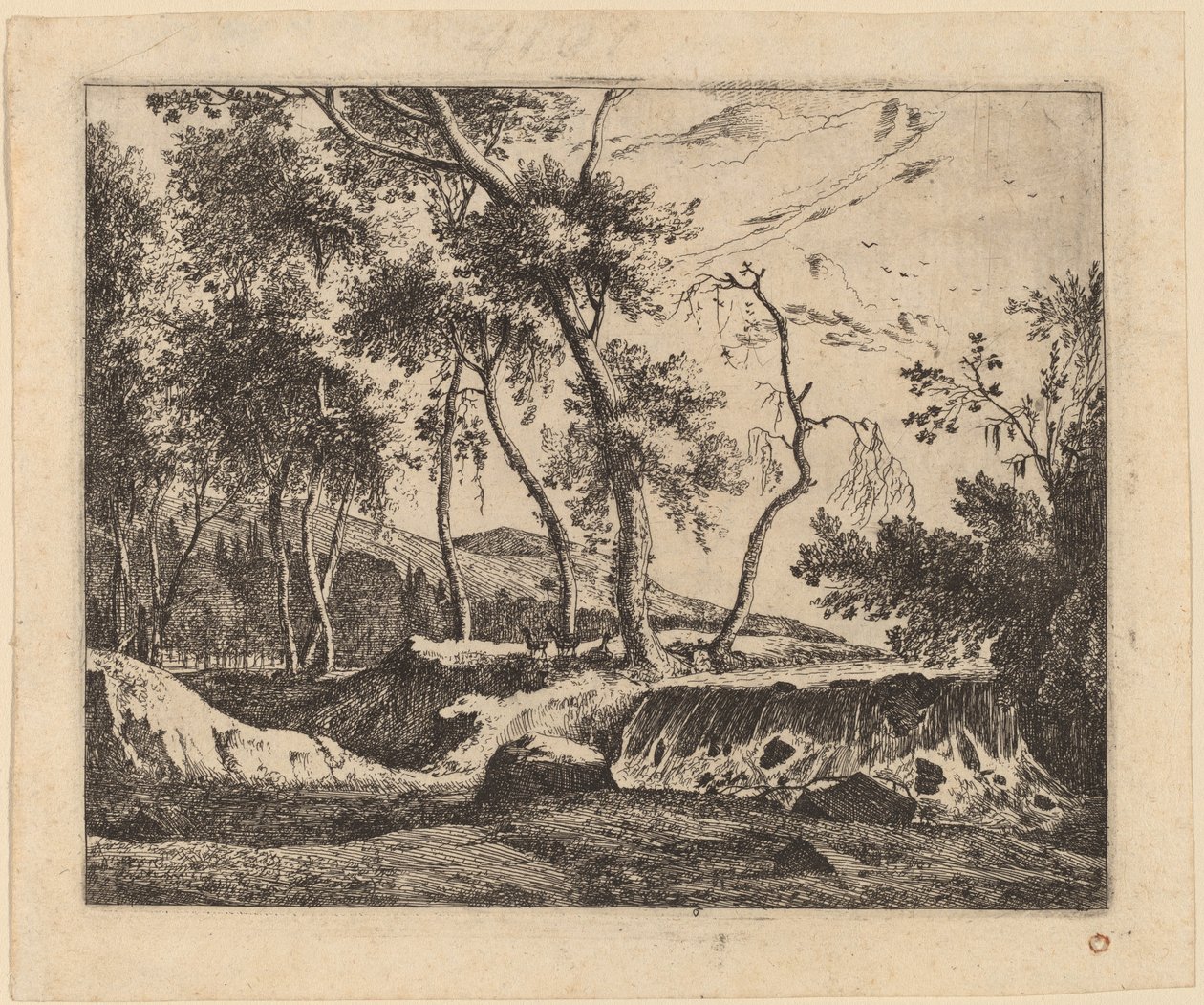 La Cascada: pl.6 de Roelant Roghman and Melchior Küsel