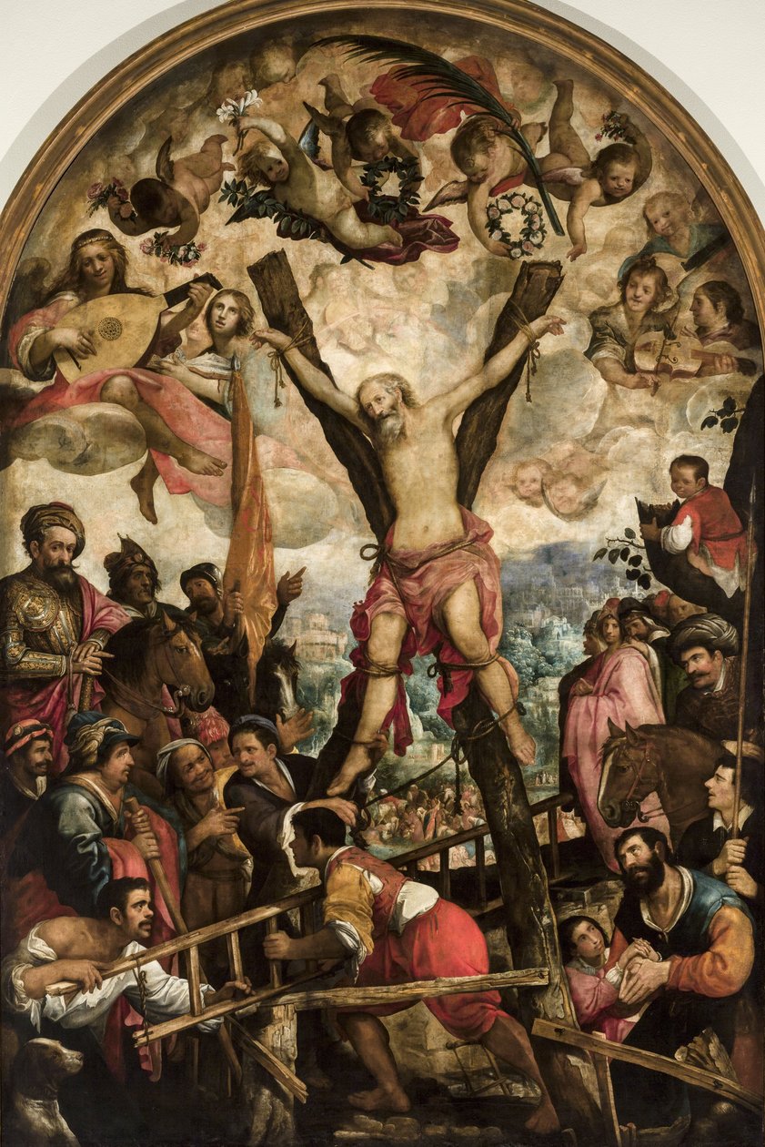 El martirio de San Andrés, c. 1610 de Roelas