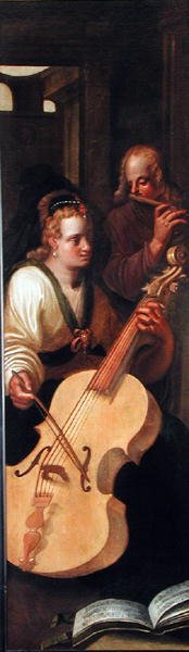 Violonchelista, 1609 de Roelof van Zyll
