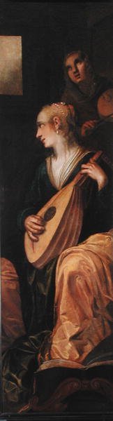 Tocador de laúd, 1609 de Roelof van Zyll