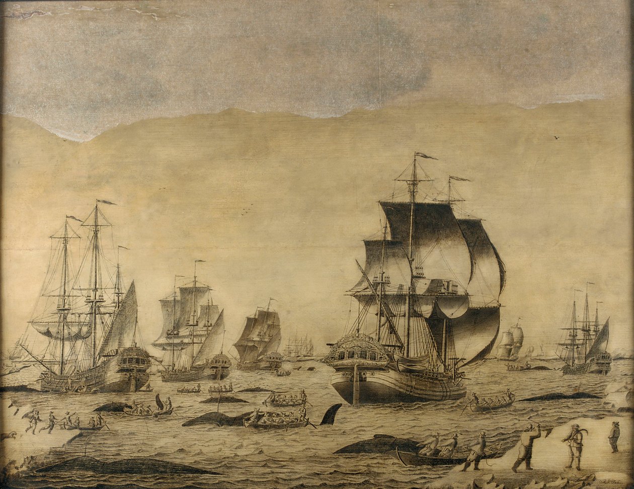 Balleneros holandeses en el hielo de Roelof van Salm