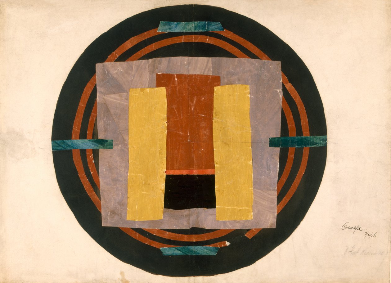 Diseño circular para una alfombra, 1916 de Roger Eliot Fry