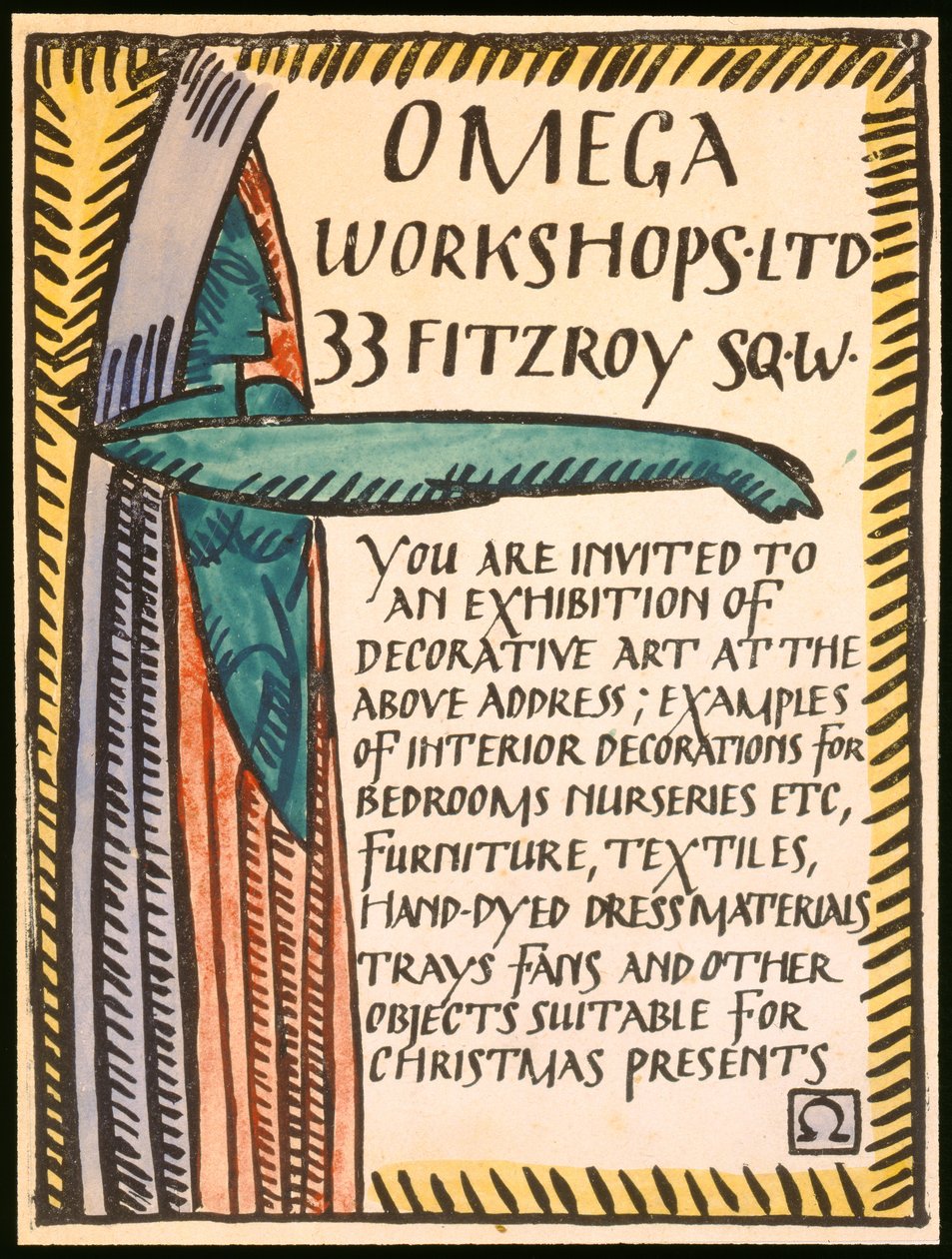 Invitación para el Taller Omega de Roger Eliot Fry