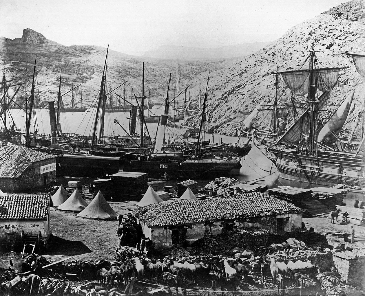Bahía de Cosaco, Crimea, c.1855 de Roger Fenton