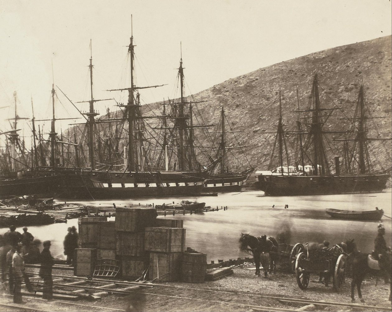 Cabeza del Puerto, Balaklava, Rusia de Roger Fenton