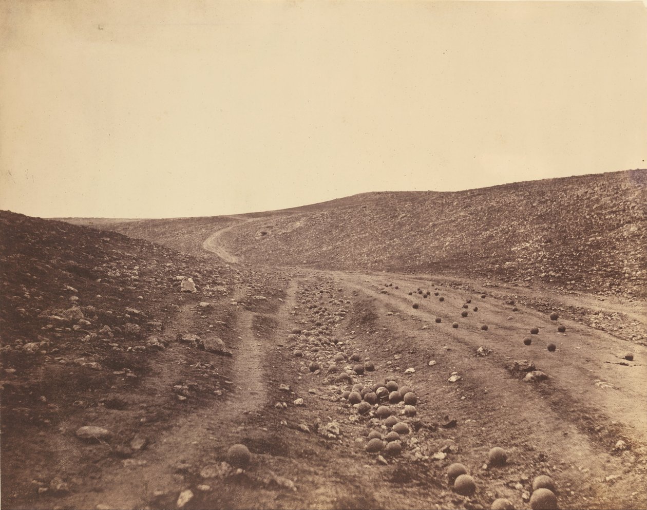 Valle de la Sombra de la Muerte de Roger Fenton