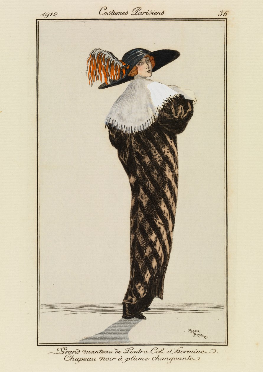 Lámina 36 de "Costumes Parisiens de Roger Broders