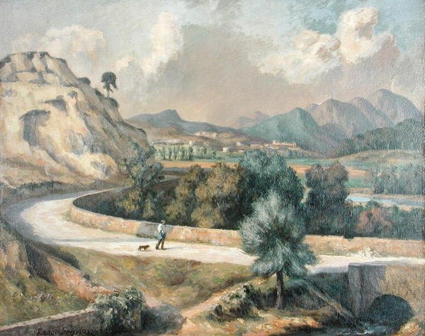 Paisaje italiano, c.1922-25 de Roger Eliot Fry
