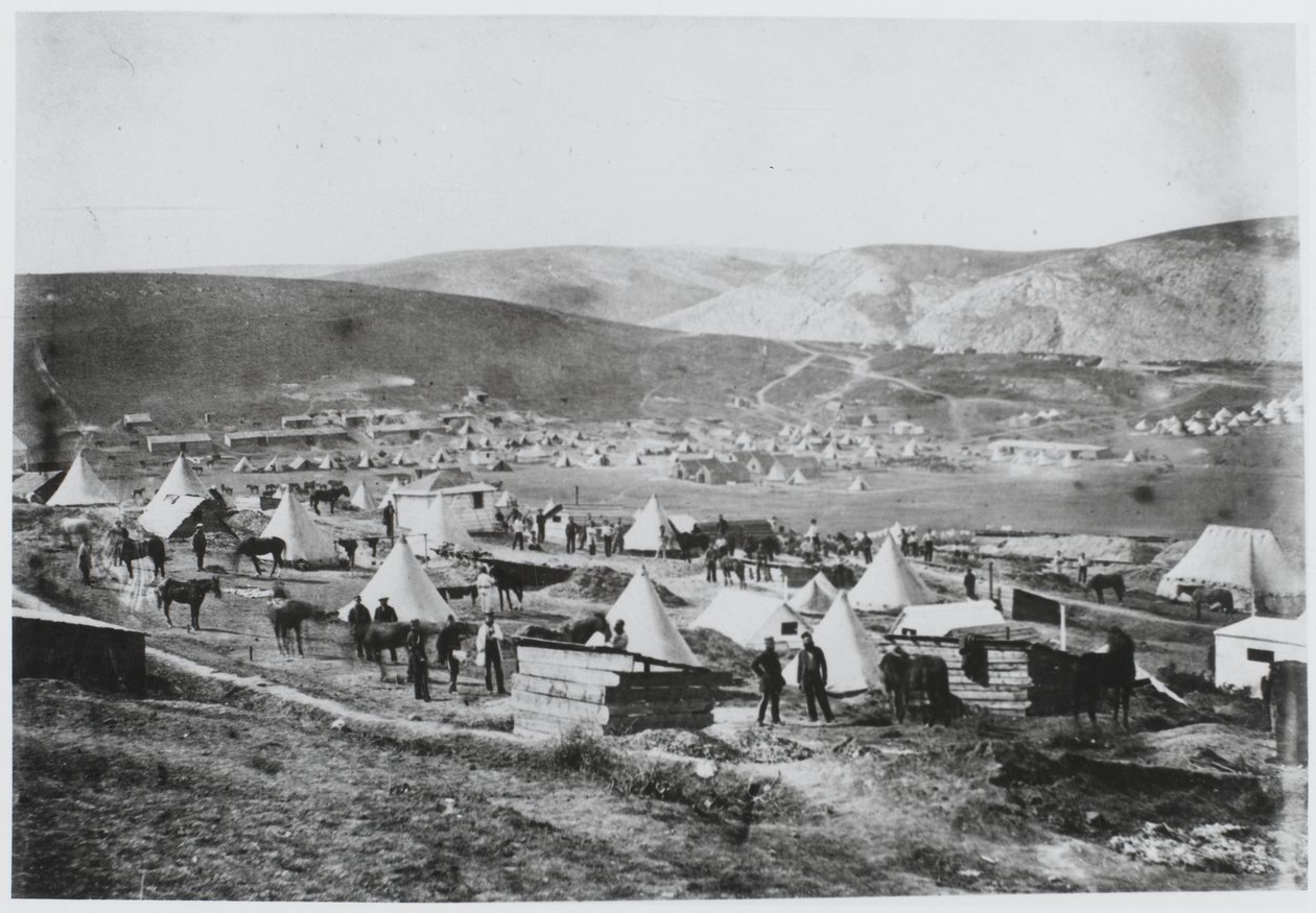 Campamento del 4º (de la Reina) Dragones Ligeros de Roger Fenton