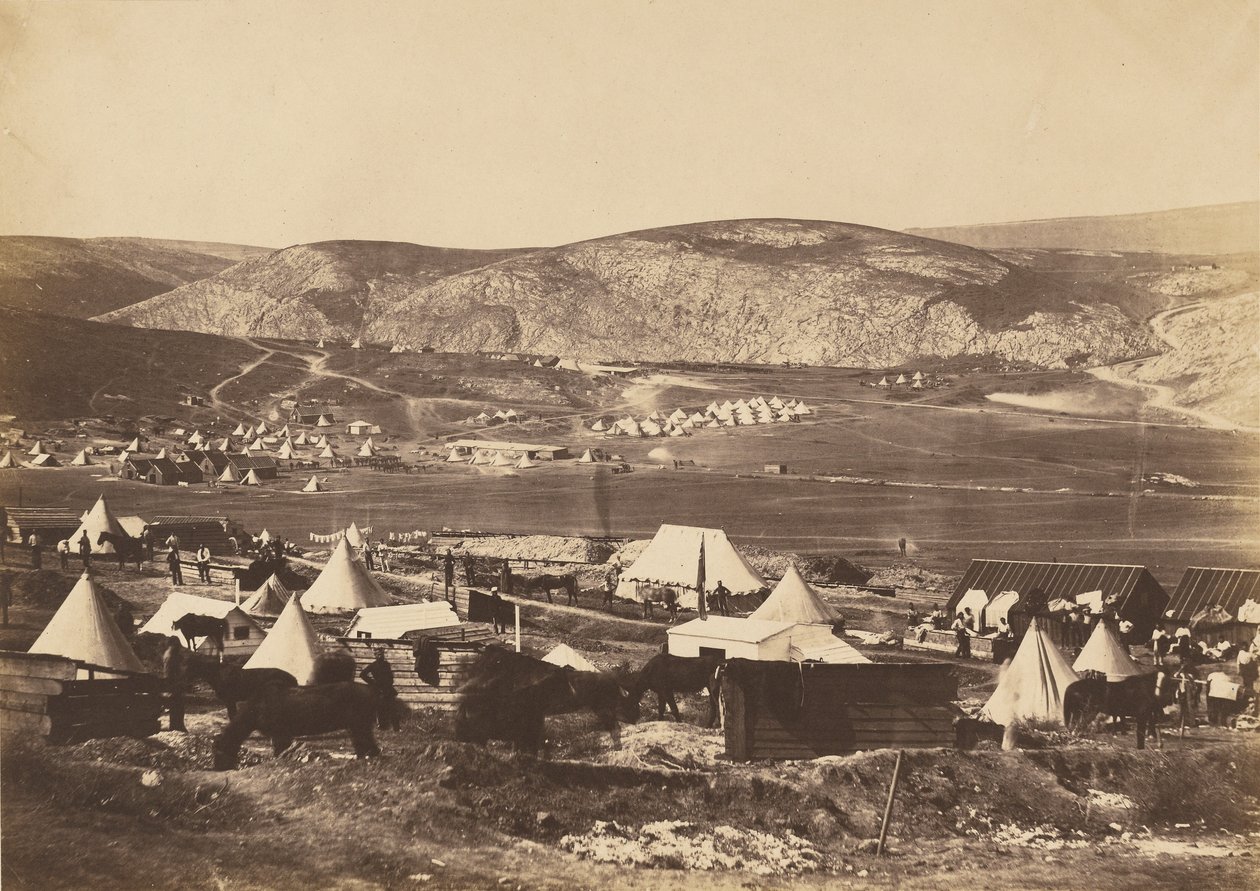 Campamento del 5.º Regimiento de Dragones de la Guardia de Roger Fenton