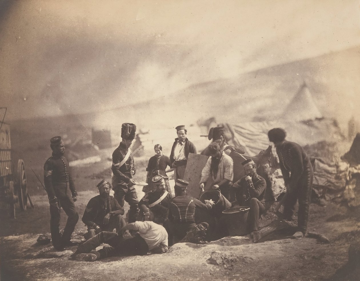 Casa de cocina de los 8º Húsares, 1855 de Roger Fenton