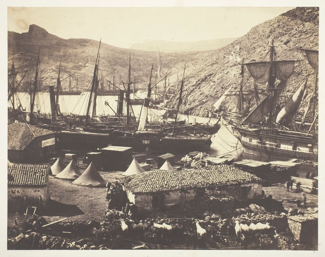 Bahía de los Cosacos, Balaklava de Roger Fenton