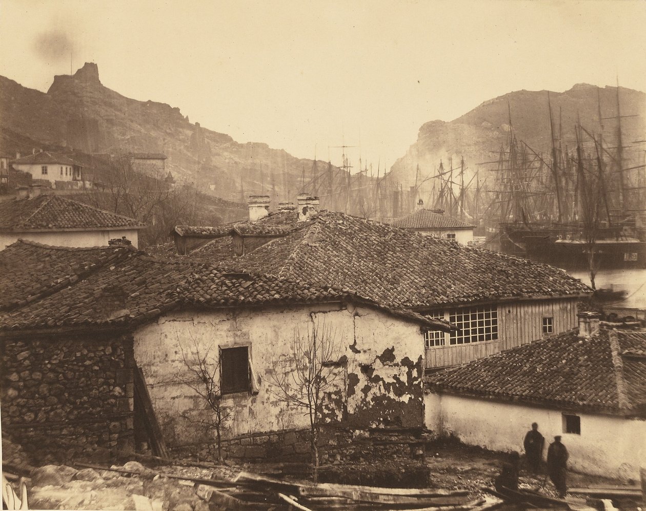 Casas de campo en Balaklava de Roger Fenton