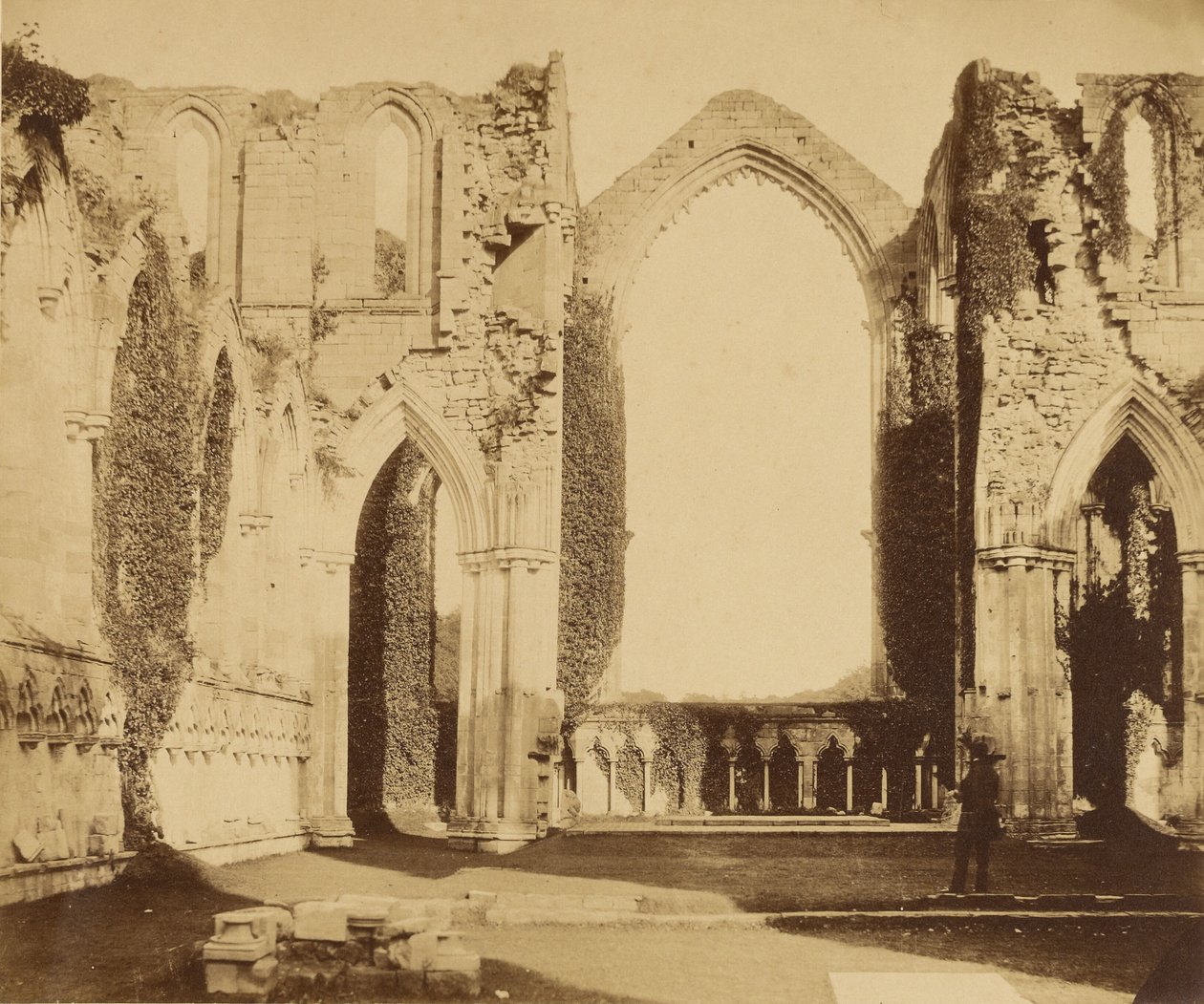 Abadía de Fountains, ventana oriental de Roger Fenton