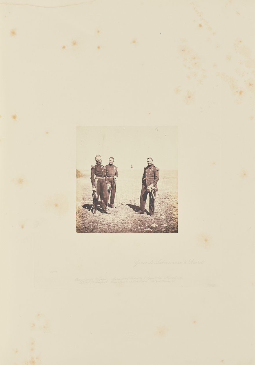 General Labousiniere y General Bevret. de Roger Fenton