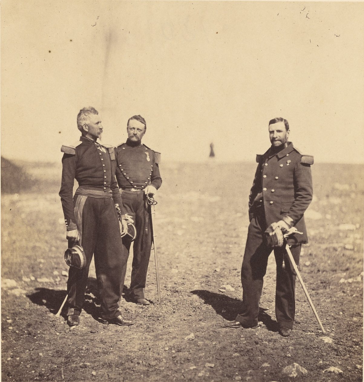 Los generales Labousinière y Beuret. de Roger Fenton
