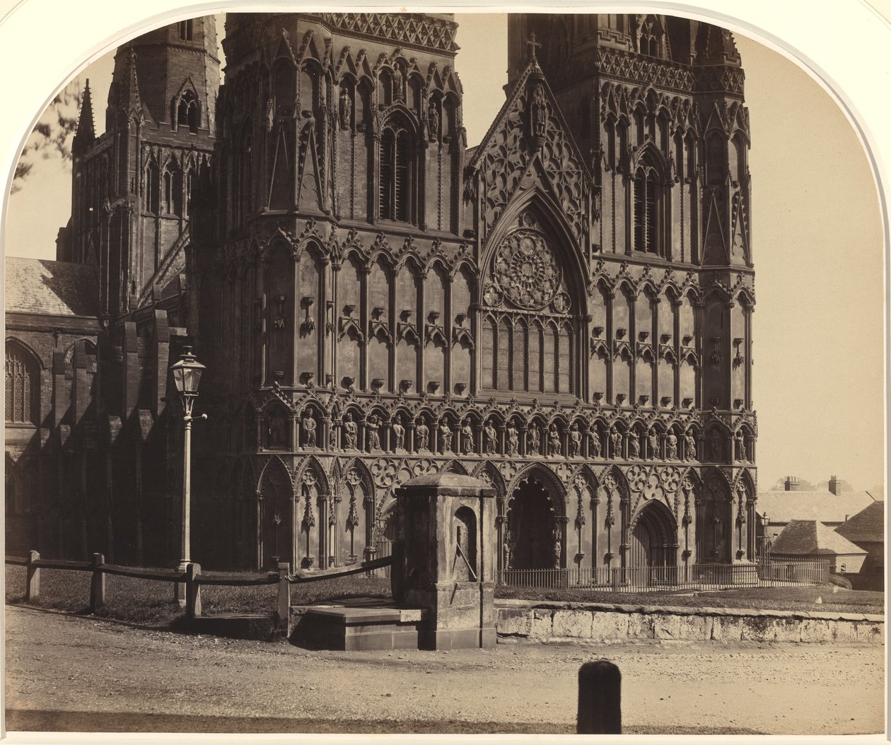 Catedral de Lichfield desde el noroeste de Roger Fenton