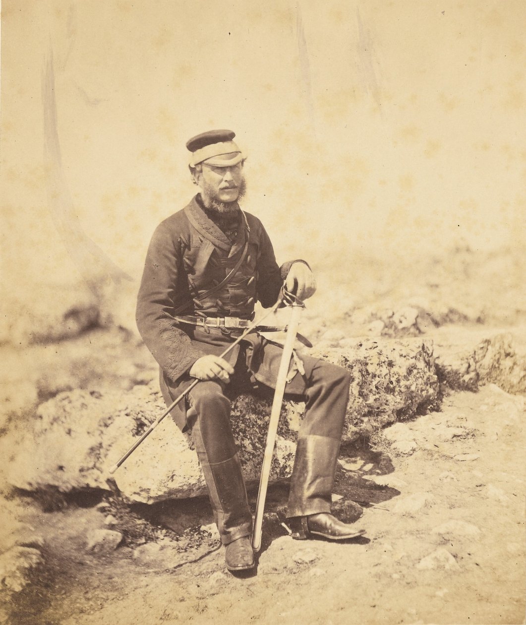 Teniente coronel Lord Burghersh, C.B. de Roger Fenton
