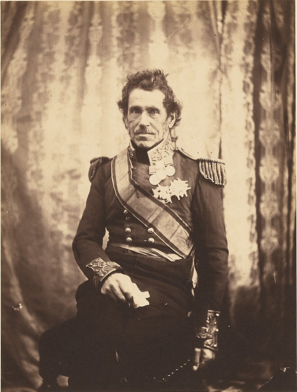 Teniente general Sir De Lacy Evans, G.C.B. de Roger Fenton