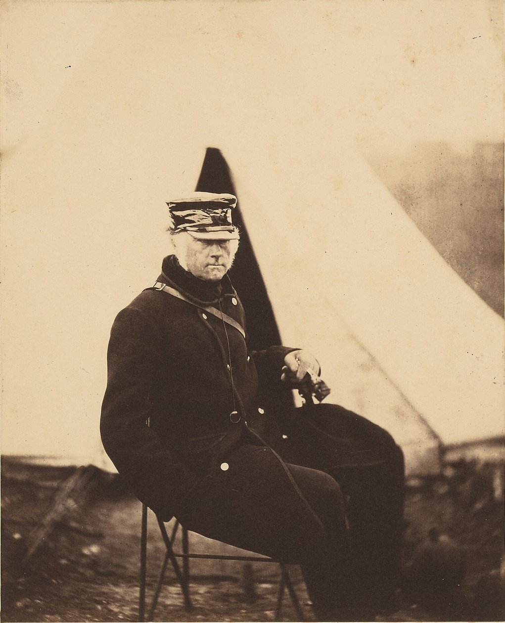 Teniente general Sir W.J. Codrington, H.C.B. de Roger Fenton
