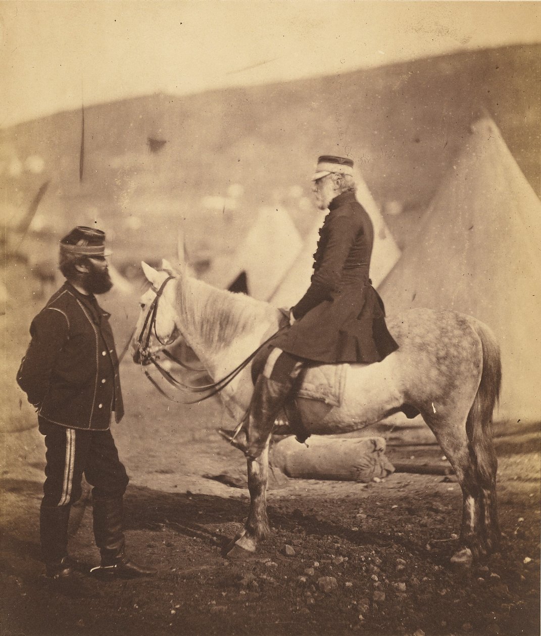 Teniente General el Honorable Sir J.Y. Scarlett, K.C.B. de Roger Fenton