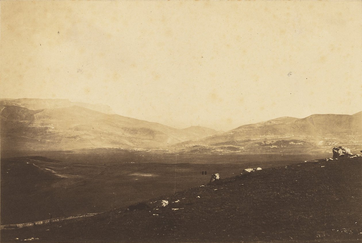 Llanuras de Balaklava V. de Roger Fenton
