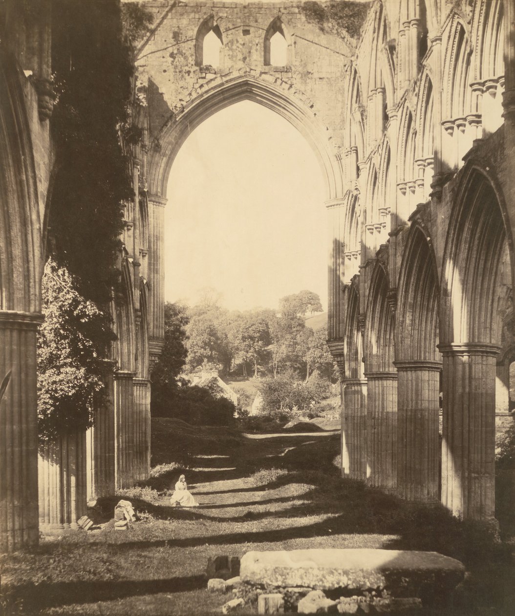 Abadía de Rievaulx de Roger Fenton