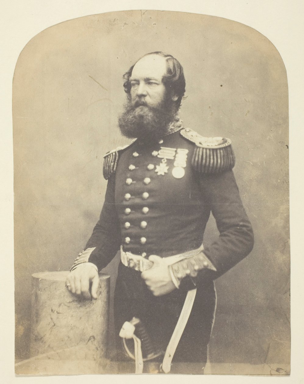 Robert Brownrigg, fotografiado en Crimea de Roger Fenton