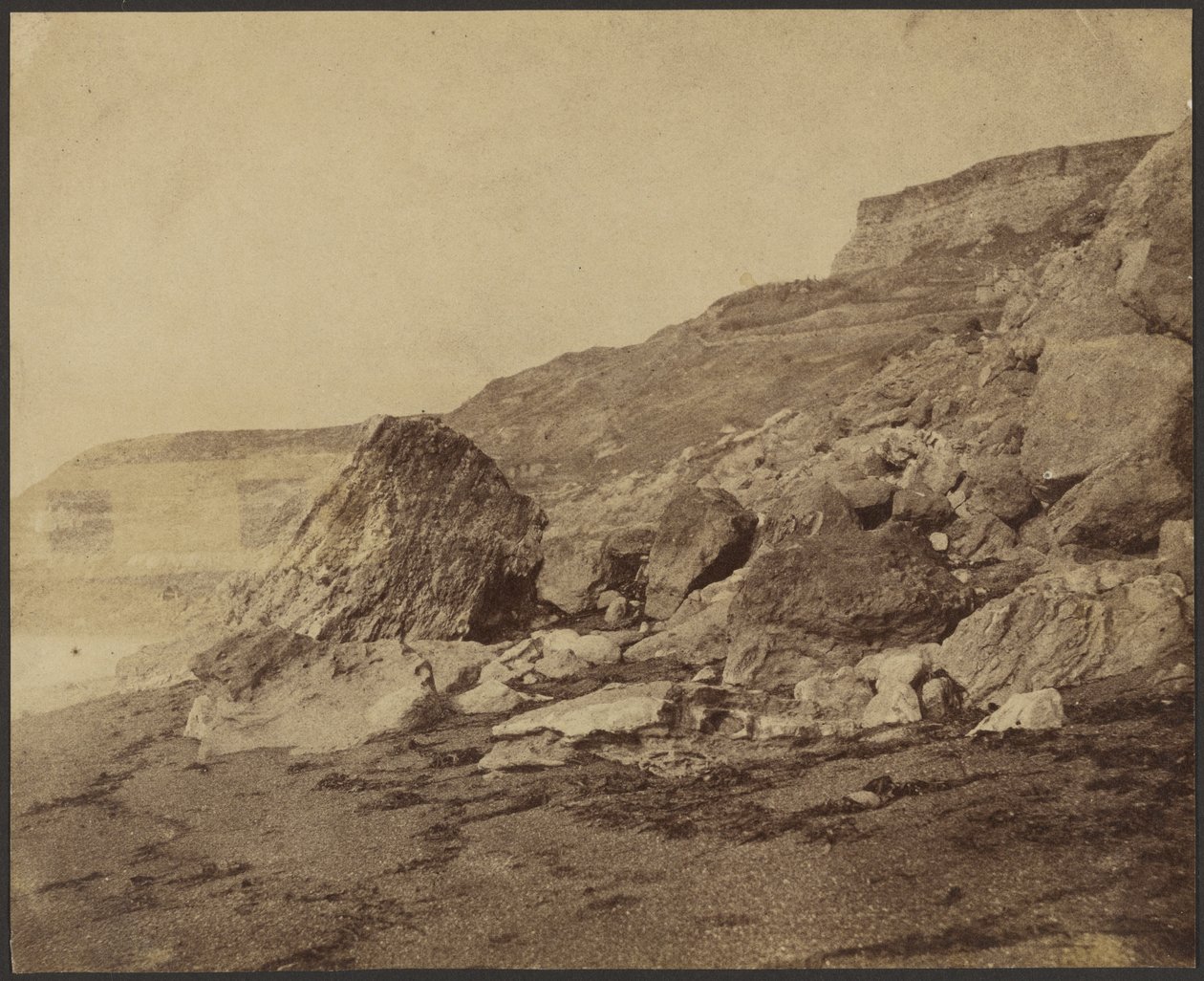 Rocken End (mirando al oeste), Isla de Wight de Roger Fenton