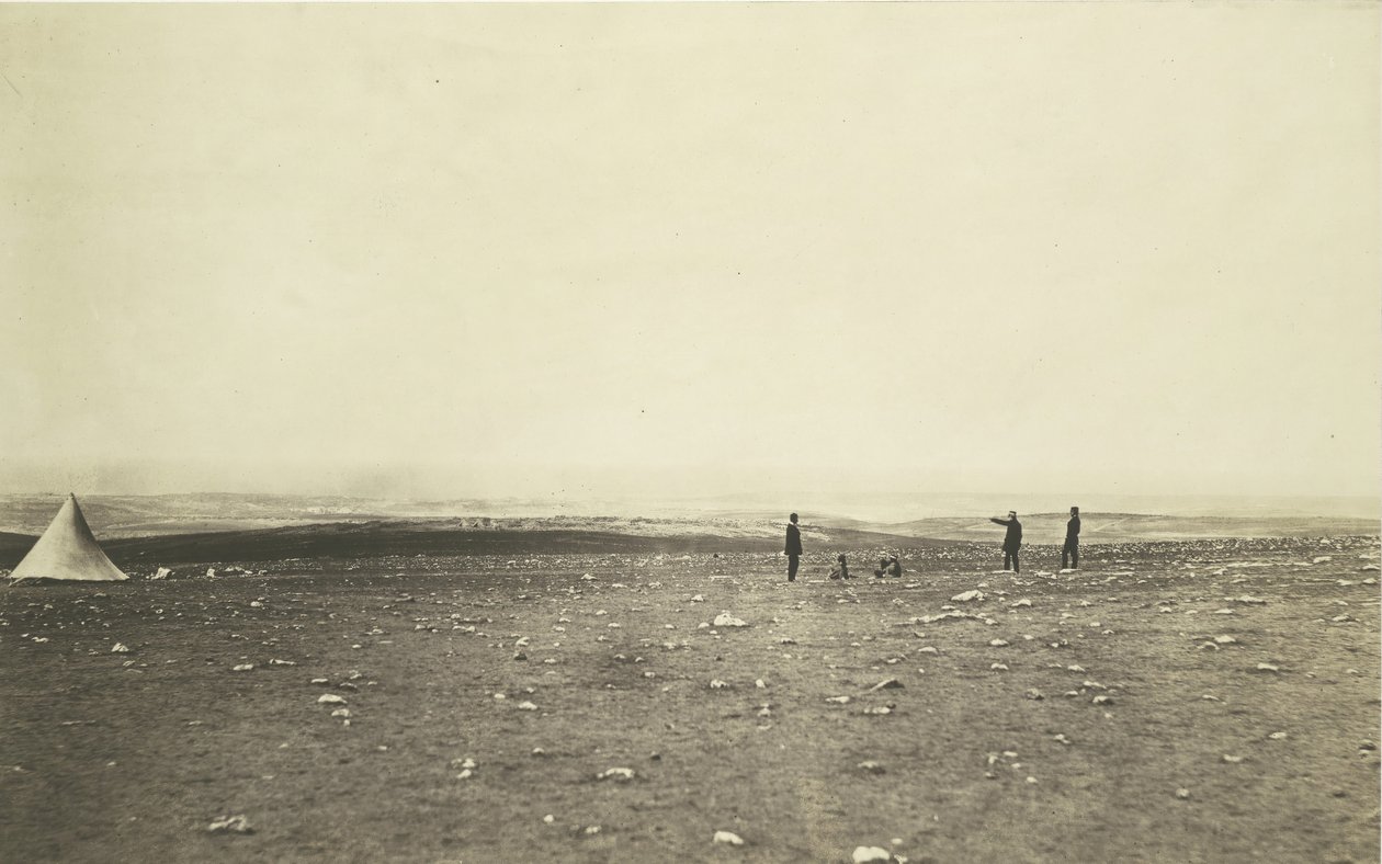 Sebastopol desde la colina de Cathcart, 1855 de Roger Fenton