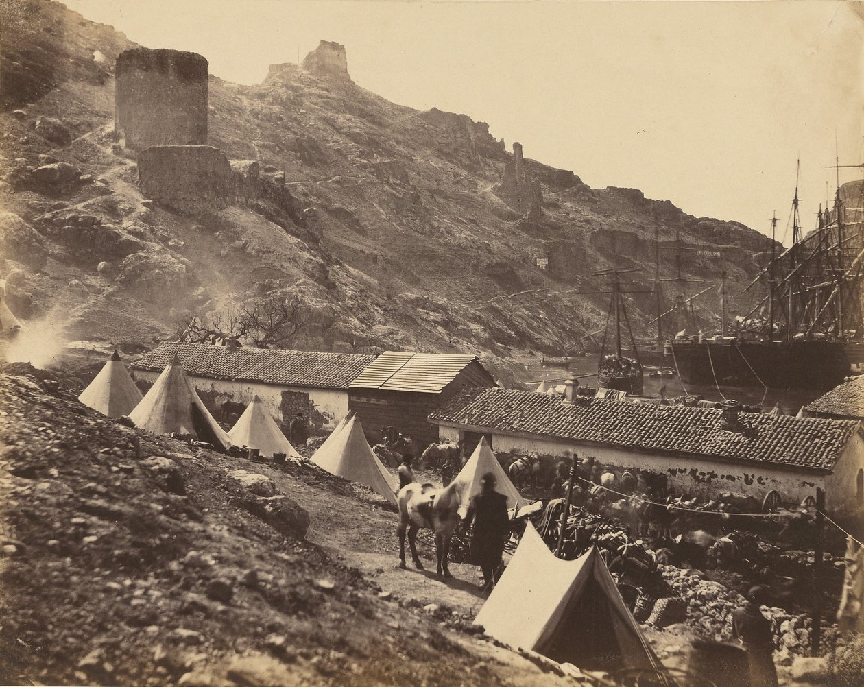 El castillo genovés, Balaklava de Roger Fenton