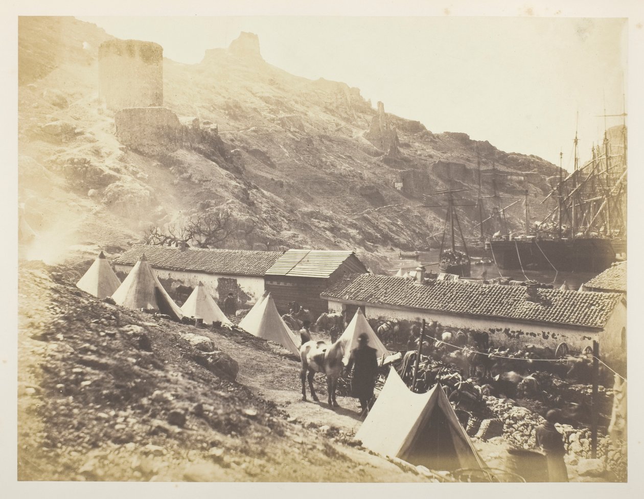 El castillo genovés, Balaklava de Roger Fenton