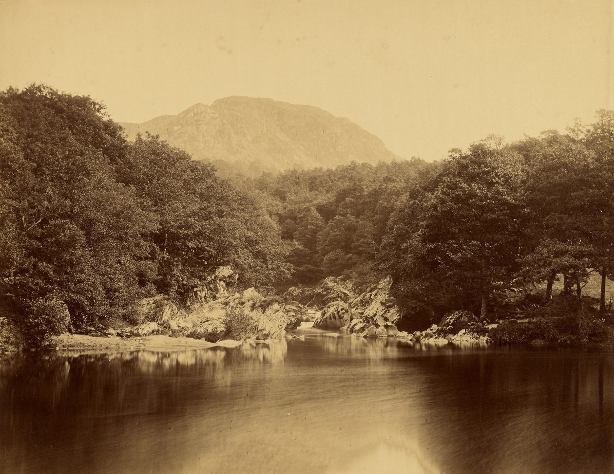 El Llyn Glas, en el Conway de Roger Fenton