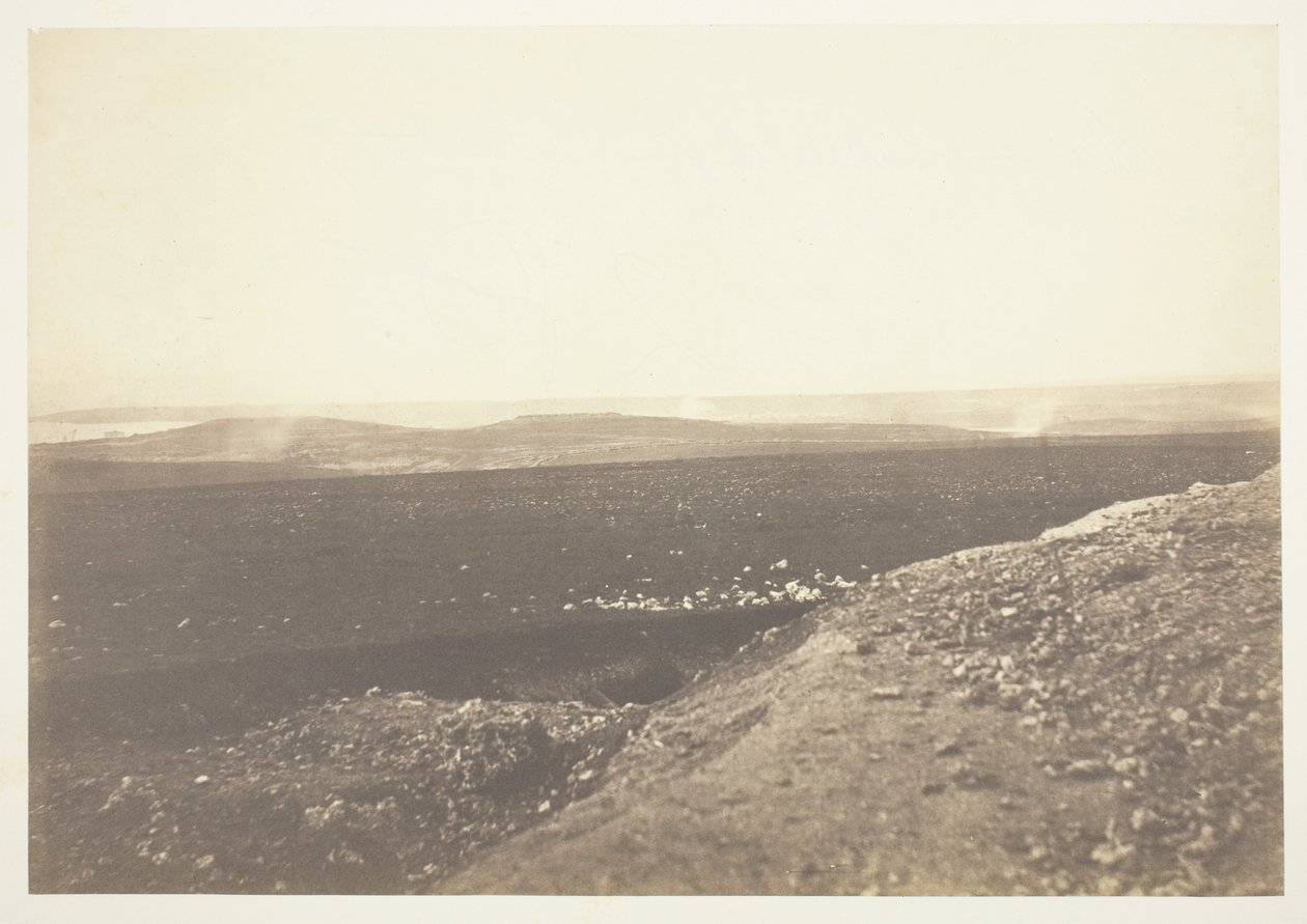 El Mamelón y Malakoff, desde la batería de morteros de Roger Fenton