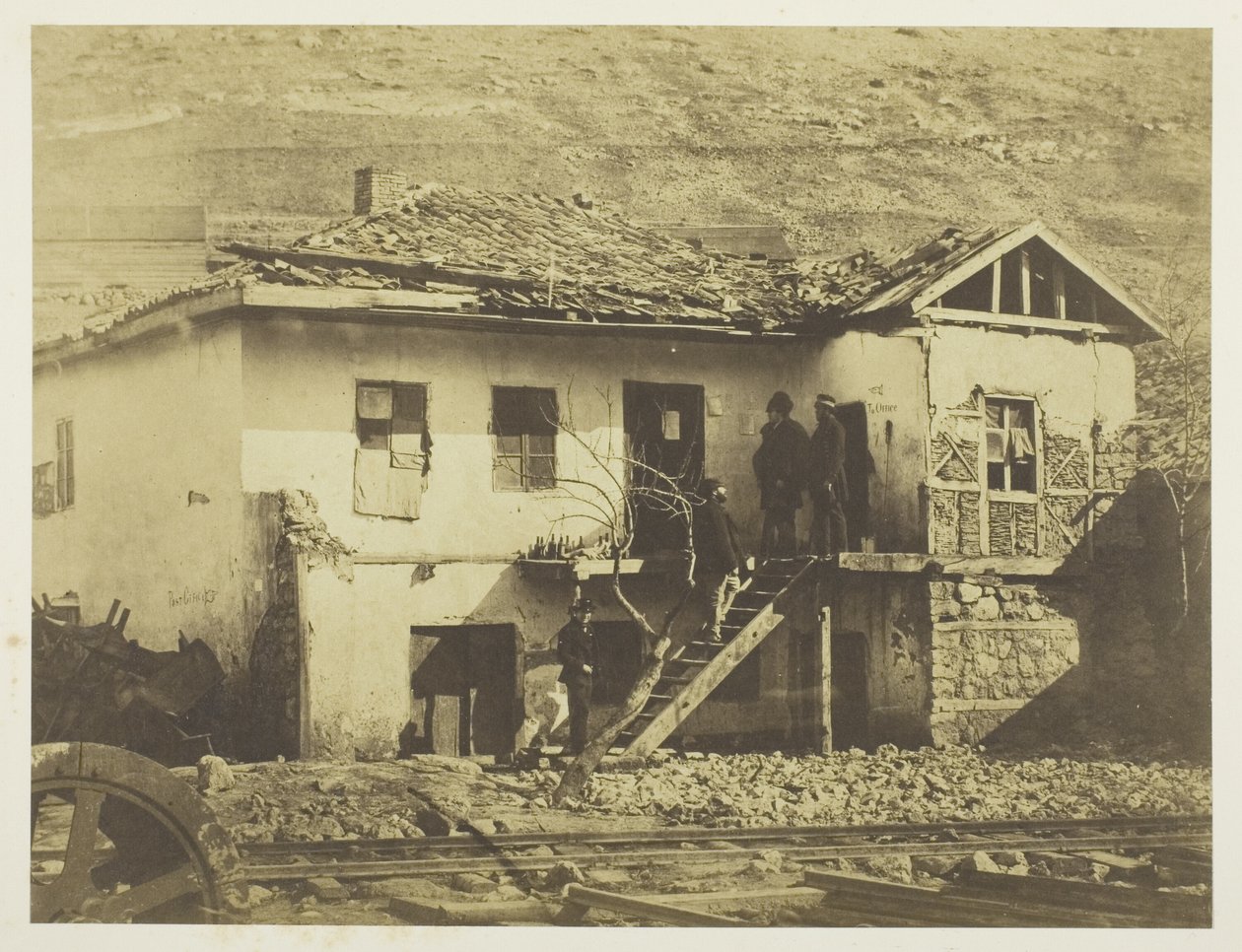 Antigua oficina de correos de Balaklava de Roger Fenton