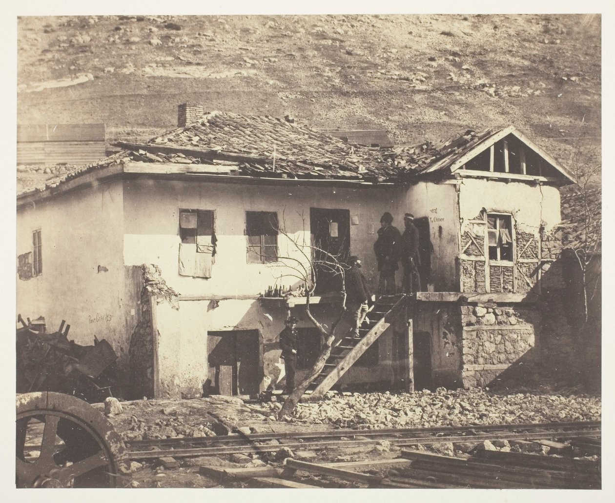 Antigua oficina de correos de Balaklava de Roger Fenton