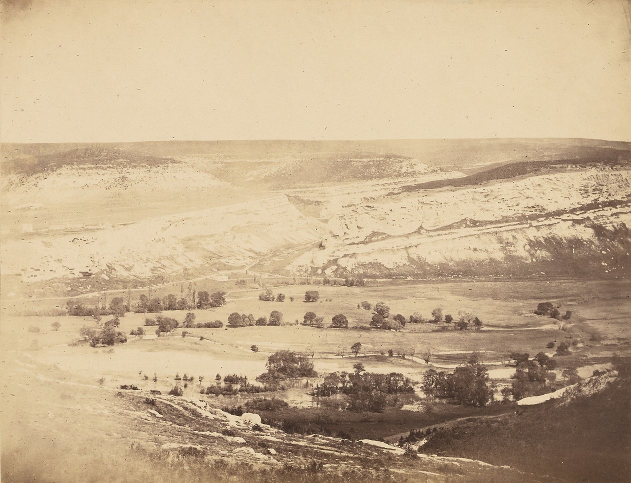Valle de Inkermann III. de Roger Fenton