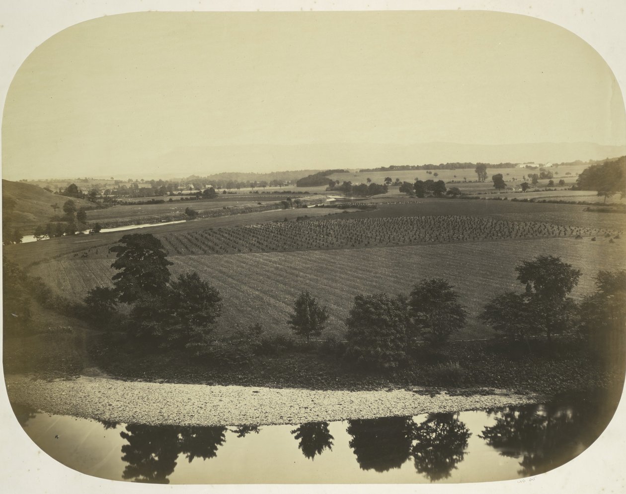Valle del Ribble y Pendle Hill de Roger Fenton