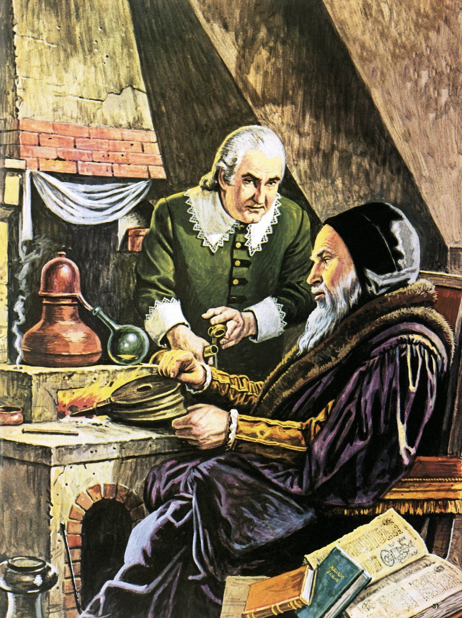 El alquimista y su ayudante de Roger Payne